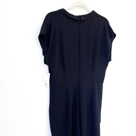 NWT nine west black jumpsuit v neck dolman sleeve size large - Picture 8 of 8